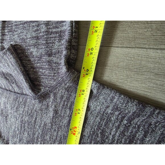 Gray Logo Lori Goldstein Womens V-Neck Tunic Top With Pockets Size M - Picture 7 of 7